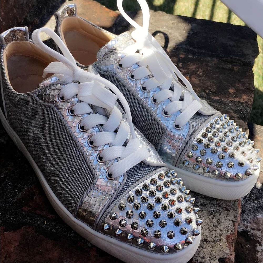 Christian Louboutin Low-Top Silver